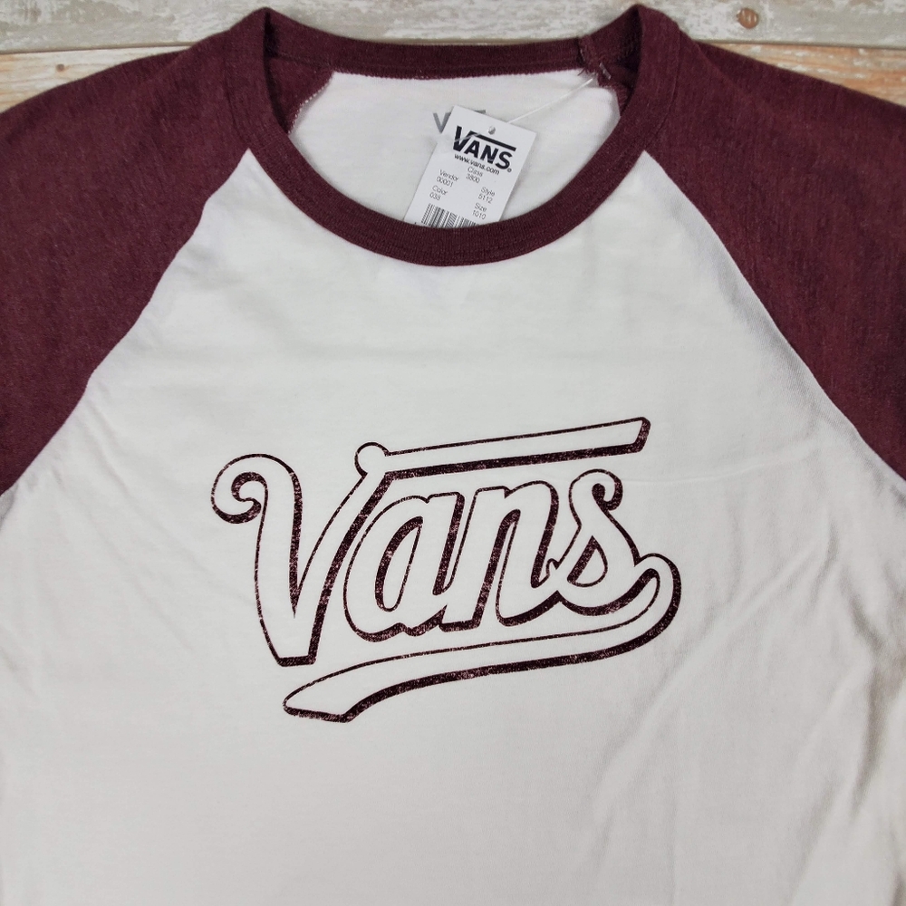 Vans Outlined Scripted Raglan Womens - Picture 5 of 8
